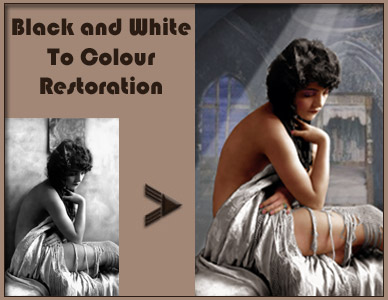 Black and White To Colour Photo Restoration